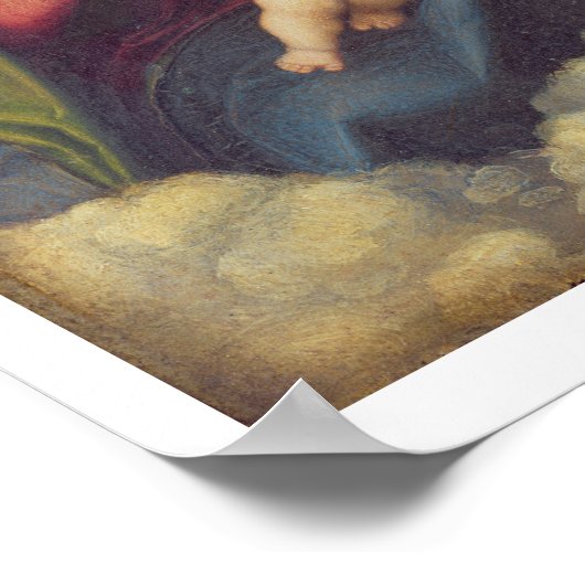 マドンナと栄光の子と子供, c.1520 (油 ポスター (角)