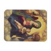 マドンナと栄光の子と子供， c.1520 (油 マグネット (横)