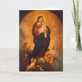 マドンナと栄光の子…クリスマスカード サンキューカード