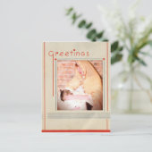 マドンナと猫のクリスマス シーズンポストカード (スタンド正面)