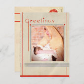 マドンナと猫のクリスマス シーズンポストカード (正面/裏面)