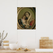 マドンナと眠る子， 1780年代 ポスター (キッチン)