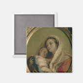 マドンナと眠る子， 1780年代 マグネット (正面/裏面)