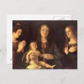 マドンナと聖マリア・マグダレネと聖の子 ポストカード (正面/裏面)