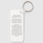 マドンナと聖ヨハネの子 キーホルダー (裏面)