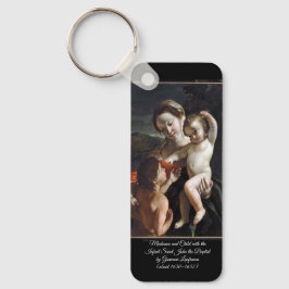 マドンナと聖ヨハネの子 キーホルダー