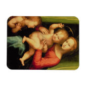 マドンナと聖ヨハネの子 マグネット (横)