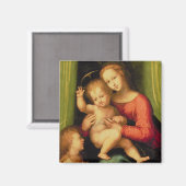 マドンナと聖ヨハネの子 マグネット (正面/裏面)