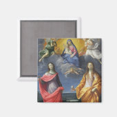マドンナと聖ルーシーとマリア・マグダレネの子 マグネット (正面/裏面)