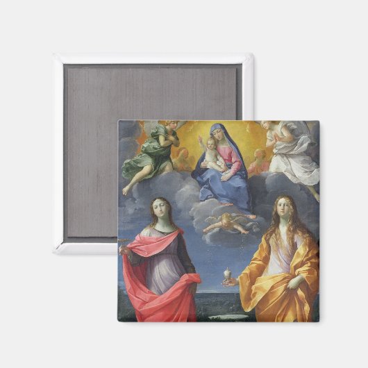 マドンナと聖ルーシーとマリア・マグダレネの子 マグネット (正面/裏面)