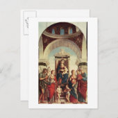 マドンナと聖徒の子 ポストカード (正面/裏面)