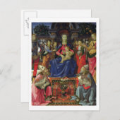 マドンナとSSの子。ジャストス、ゼノビウスと ポストカード (正面/裏面)