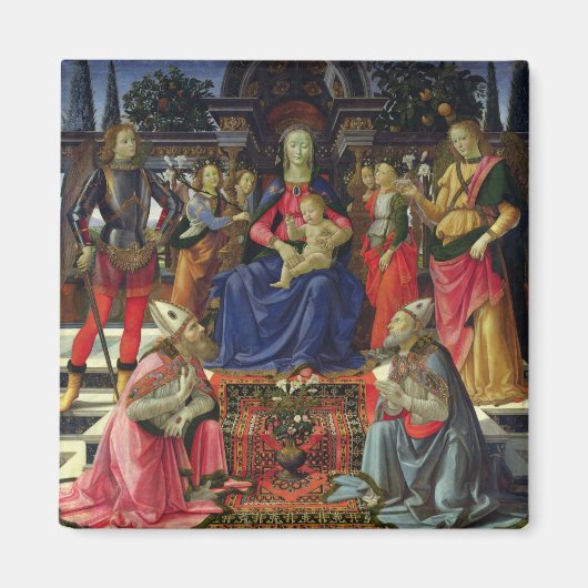 マドンナとSSの子。ジャストス、ゼノビウスと マグネット (正面)