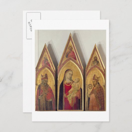 マドンナとSSの子。ニコラスとプロキュルス ポストカード (正面/裏面)