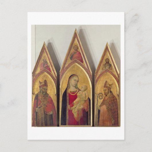 マドンナとSSの子。ニコラスとプロキュルス ポストカード (正面)