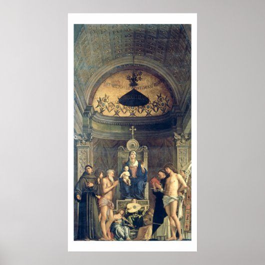 マドンナとSSの間の子供の即位。Jフランシス ポスター (正面)