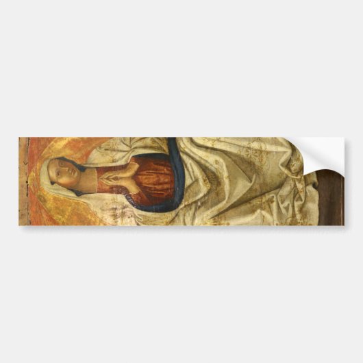 マドンナのグロリア(ヴァージンメアリー即位) バンパーステッカー (正面)