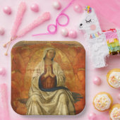 マドンナのグロリア(ヴァージンメアリー即位) ペーパープレート (パーティー)