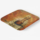 マドンナのグロリア(ヴァージンメアリー即位) ペーパープレート (傾斜あり)