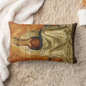 マドンナのグロリア(ヴァージンメアリー即位) ランバークッション (ブランケット)