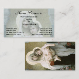 マドンナのバラウィリアム – アドルフ・ブーゲロー 名刺