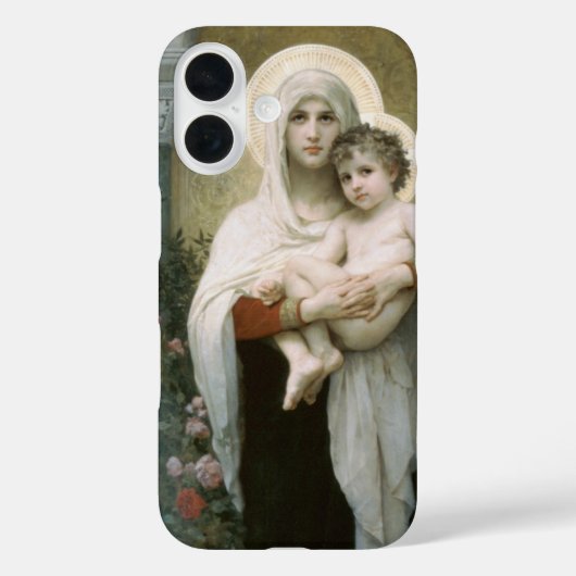 マドンナのバラウィリアム – アドルフ・ブーゲロー Case-Mate iPhoneケース (裏面)