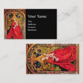 マドンナのバラバウアー，ブラックパール 名刺 (正面/裏面)