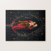 マドンナの乾いた木（ペトルス・クリステス， 1462-5） ジグソーパズル (横)