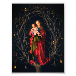 マドンナの乾いた木(ペトルス・クリステス, 1462-5) フォトプリント