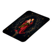 マドンナの乾いた木(ペトルス・クリステス, 1462-5) マグネット (左側)