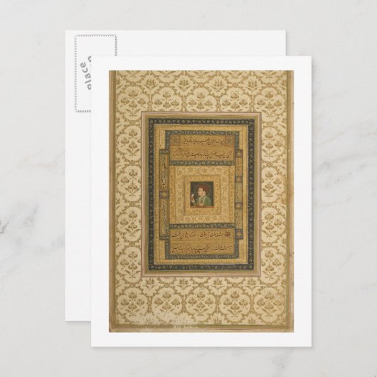 マドンナの写真を持つジャハンガール、碑文 ポストカード (正面/裏面)