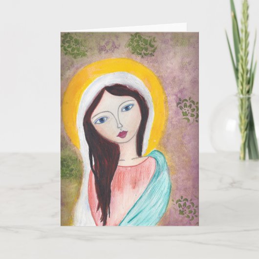 マドンナの挨拶状 カード (正面)