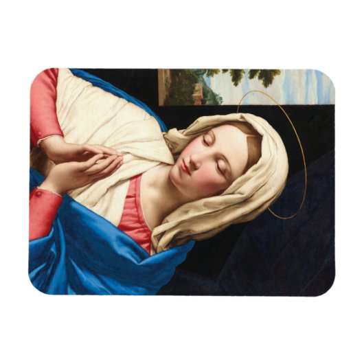 マドンナの祈りの言葉、向こうの風景 マグネット (横)