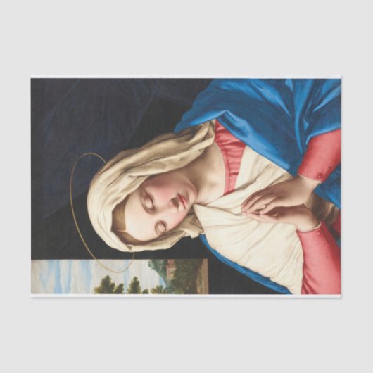 マドンナの祈りの言葉、向こうの風景 薄葉紙 (正面)