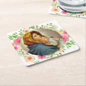 マドンナの通り聖母マドンニーナ スクエアペーパーコースター (アングル)