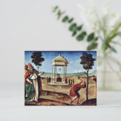 マドンナはバプテストの聖ペトロ・聖ヨハネを即位させた。 ポストカード (スタンド正面)