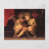 マドンナは四聖人詳細で即位 ポストカード (正面)