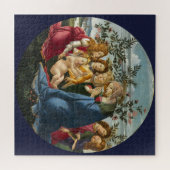 マドンナは子供を5天使ボッティチェリで迎える ジグソーパズル (横)