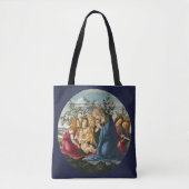 マドンナは子供を5天使ボッティチェリで迎える トートバッグ (正面)