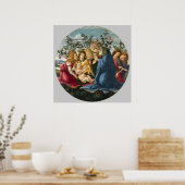 マドンナは子供を5天使ボッティチェリで迎える ポスター (キッチン)