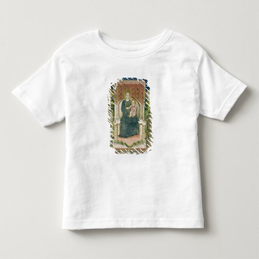 マドンナはAssisiのSt Francisと即位しました トドラーTシャツ (正面)