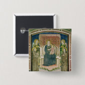 マドンナはAssisiのSt Francisと即位しました 缶バッジ (正面&裏面)