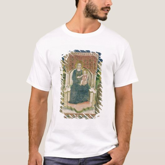 マドンナはAssisiのSt Francisと即位しました Tシャツ (正面)