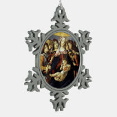 マドンナザクロ スノーフレークピューターオーナメント (左)