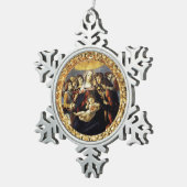 マドンナザクロ スノーフレークピューターオーナメント (右)