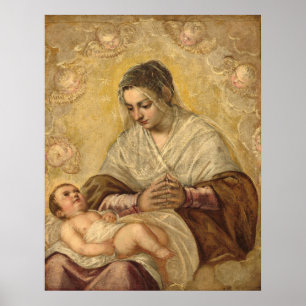 マドンナスターズ – ジャコポティントレットファインアートポスター ポスター