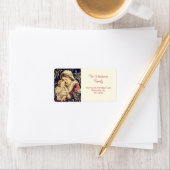 マドンナチャイルドヴィンテージクリスマス ラベル (インサイチュ)