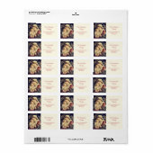 マドンナチャイルドヴィンテージクリスマス ラベル (フルシート)