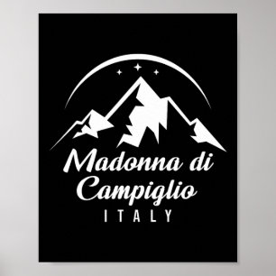 マドンナディカンピリオItalyスキーリゾートスキースノーブ ポスター