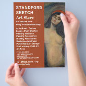 マドンナバイエドヴァードムンチ美術品店 チラシ (手)